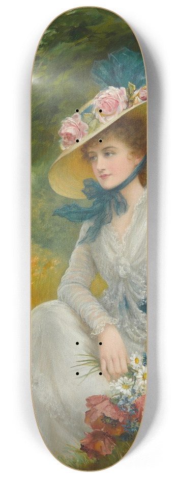 Raymond Lynde - A summer afternoon 8.25 inch art skate deck