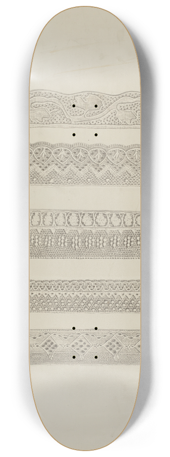 Raymond Manupelli - Lace Edging 8.25 inch art skate deck