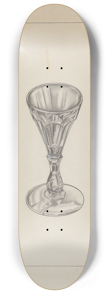 Raymond Manupelli - Wine Glass 8.25 inch art skate deck
