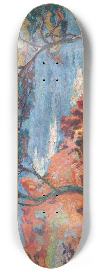Armand Guillaumin - Rochers de lIle Besse, Agay 8.25 inch art skate deck