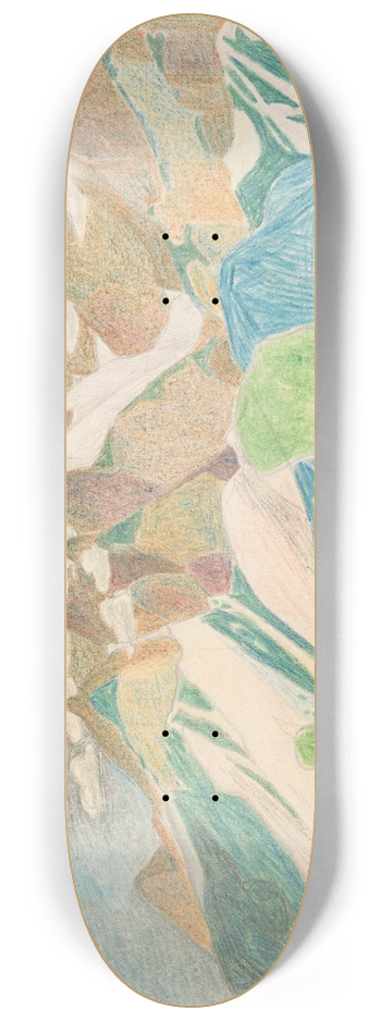 Reijer Stolk - Berglandschap 8.25 inch art skate deck