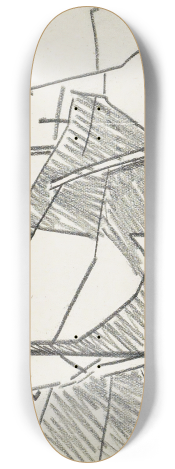 Reijer Stolk - Schip op een werfhelling 8.25 inch art skate deck