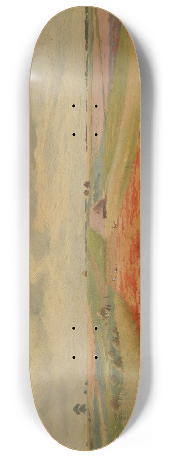 Armand Gury - Champ dorge et de coquelicots  Pontgivart 8.25 inch art skate deck