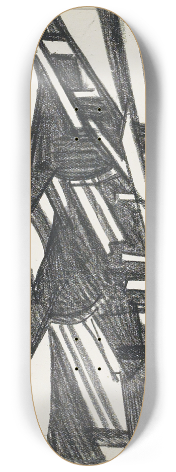 Reijer Stolk - Zeilboten op een werfhelling 8.25 inch art skate deck