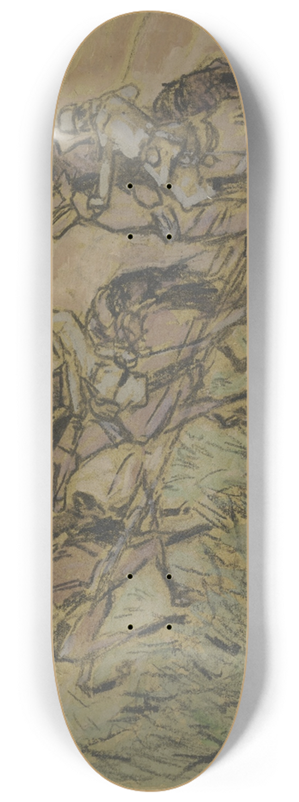 Reinhard Pfaehler von Othegraven - Artillerie in Russisch-Polen fhrt in Gefechtsstellung 8.25 inch art skate deck