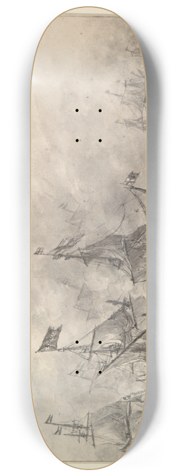 Reinier Nooms - NavalBattle 8.25 inch art skate deck