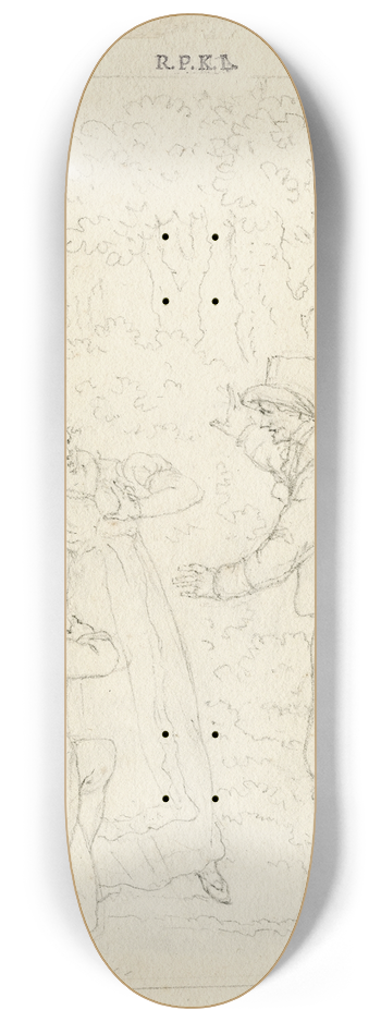 Reinier Vinkeles - Man stoort paar 8.25 inch art skate deck