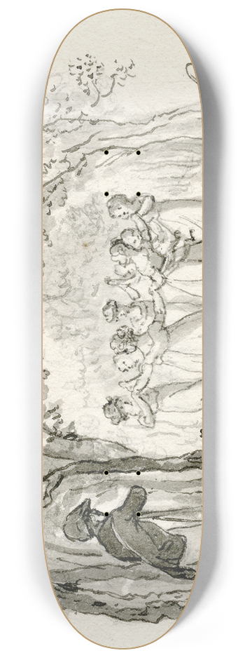 Reinier Vinkeles - Titelblad: dansende vrouwen 8.25 inch art skate deck