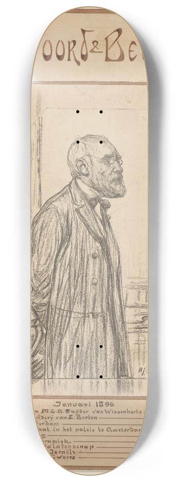 Reinier Willem Petrus de Vries - Woord en Beeld. Gellustreerd Maandblad 8.25 inch art skate deck