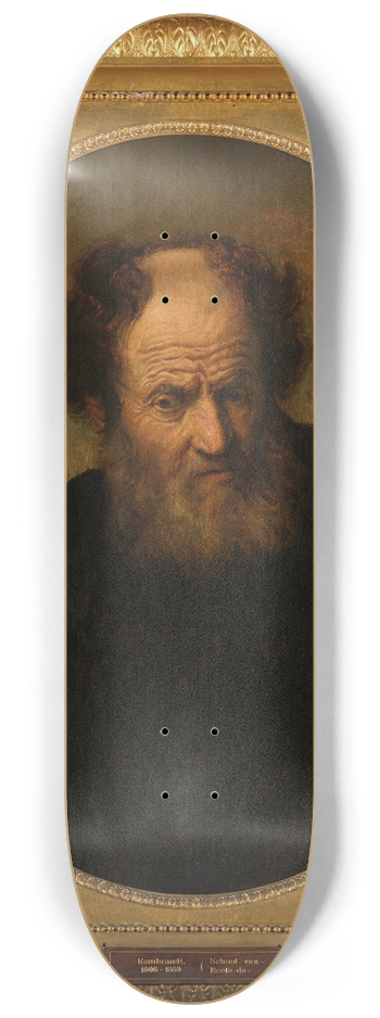 Rembrandt van Rijn - An Old Man 8.25 inch art skate deck