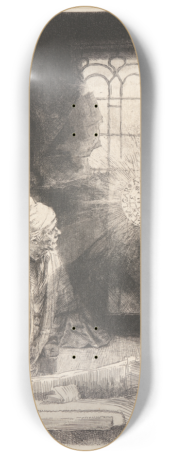 Rembrandt van Rijn - Faust 8.25 inch art skate deck