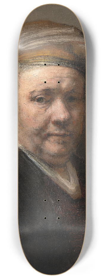 Rembrandt van Rijn - Self-Portrait 8.25 inch art skate deck