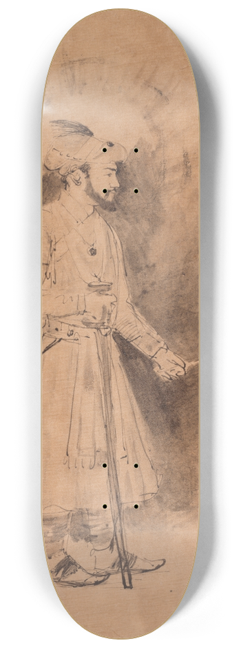 Rembrandt van Rijn - Shah Jahan 8.25 inch art skate deck