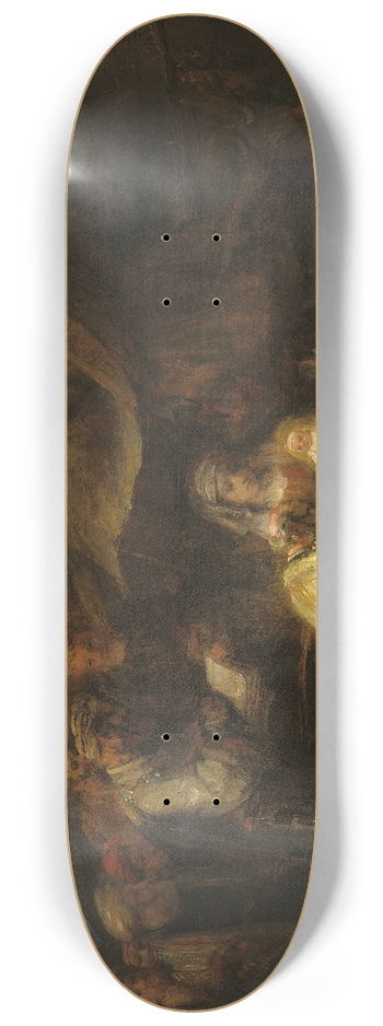Rembrandt van Rijn - The Circumcision 8.25 inch art skate deck