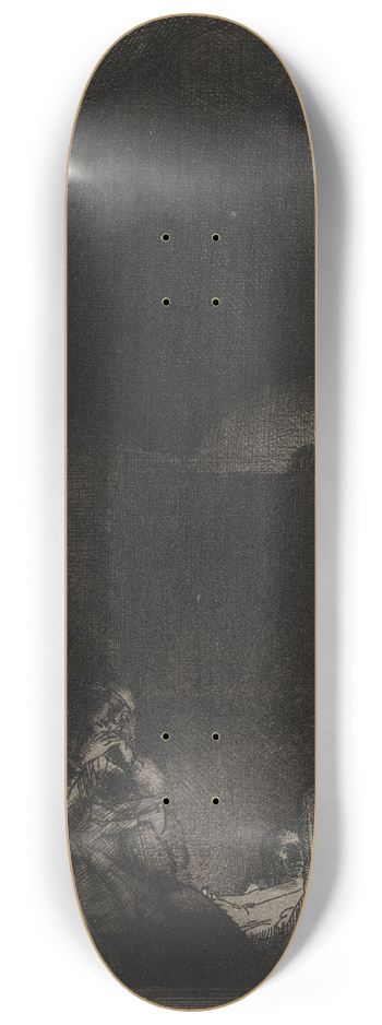 Rembrandt van Rijn - The Entombment 8.25 inch art skate deck
