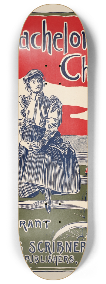 Remington W. Lane - A bachelors Christmas by Robert Grant 8.25 inch art skate deck