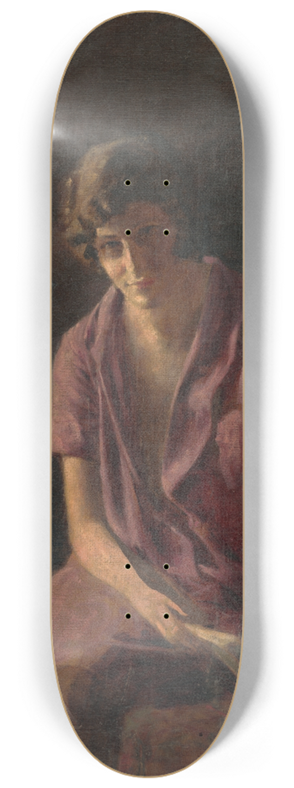 Armin Glatter - Girl With A Book 8.25 inch art skate deck