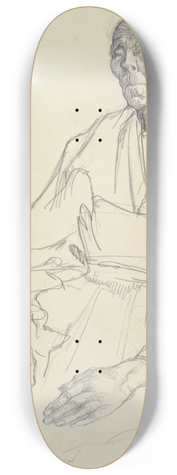 Armin Stern - Bretonische Buerin 8.25 inch art skate deck