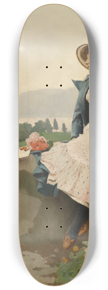 Arnaldo Ferraguti - In Erwartung 8.25 inch art skate deck