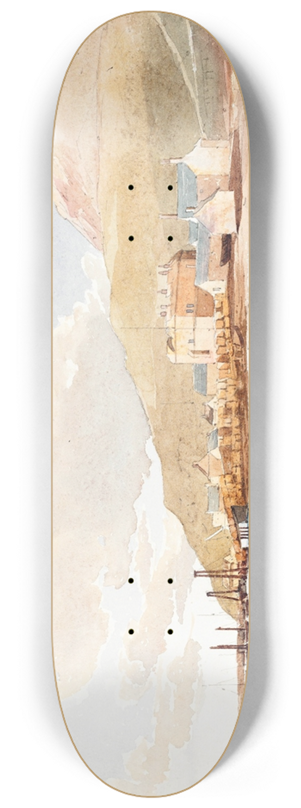 Rev. James Bulwer - Portland Castle, Dorset 8.25 inch art skate deck