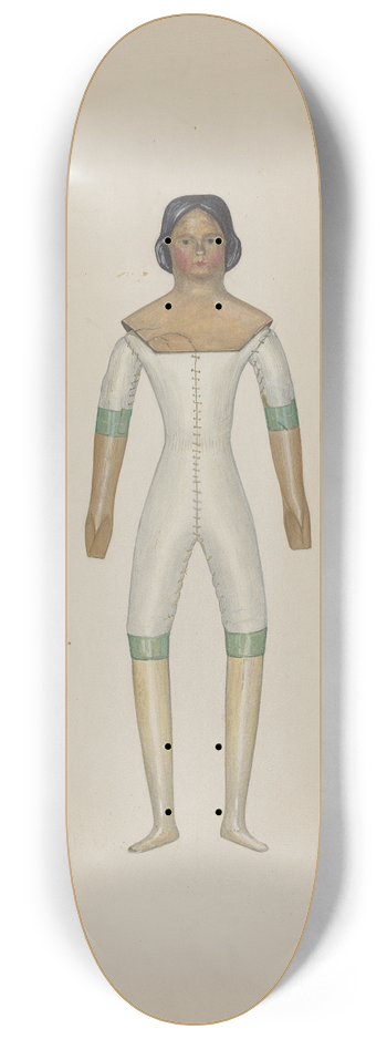 Rex F. Bush - Doll  Drucilla 8.25 inch art skate deck