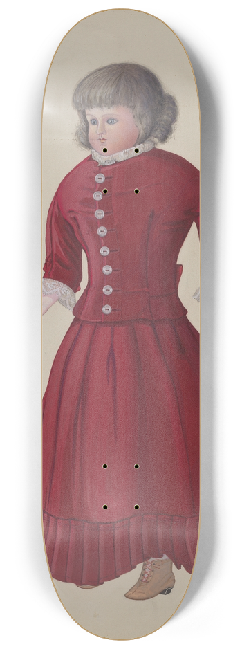 Rex F. Bush - Doll with Grey Wig  Matilda 8.25 inch art skate deck
