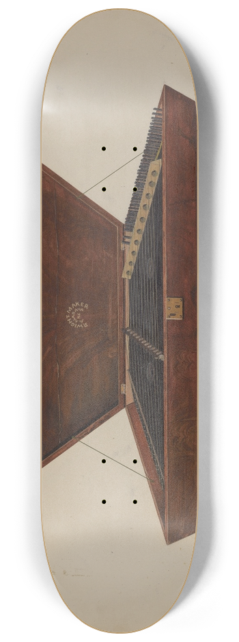 Rex F. Bush - Dulcimer 8.25 inch art skate deck