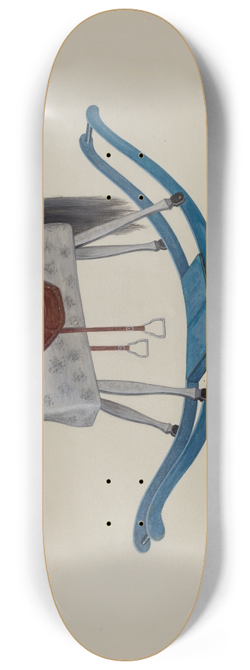 Rex F. Bush - Rocking Horse 8.25 inch art skate deck