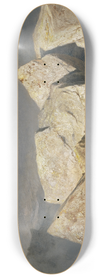 Arnold Bcklin - High Mountain Landscape With Chamois 8.25 inch art skate deck