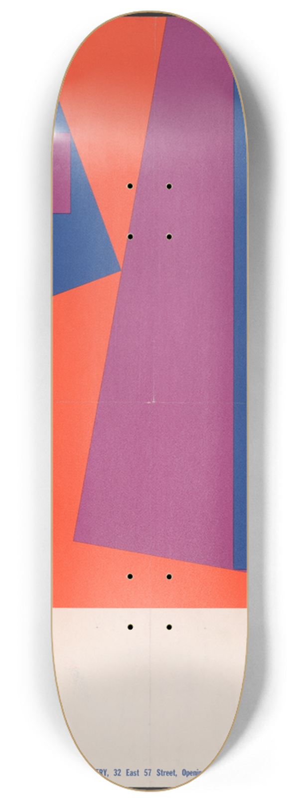 Richard Baringer - Richard Baringer. Bertha Schaefer Gallery. 8.25 inch art skate deck