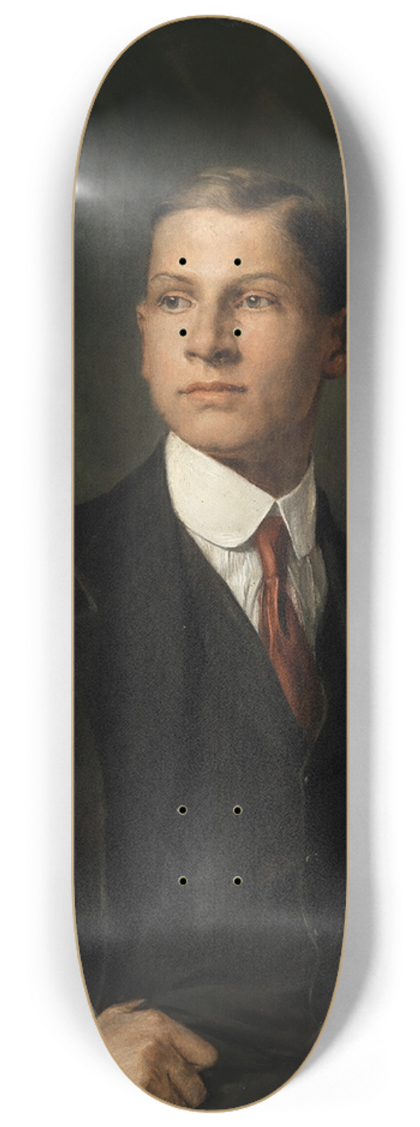 Richard Bitterlich - Portrait of Hans (Johann Nepomuk) Reithoffer 8.25 inch art skate deck