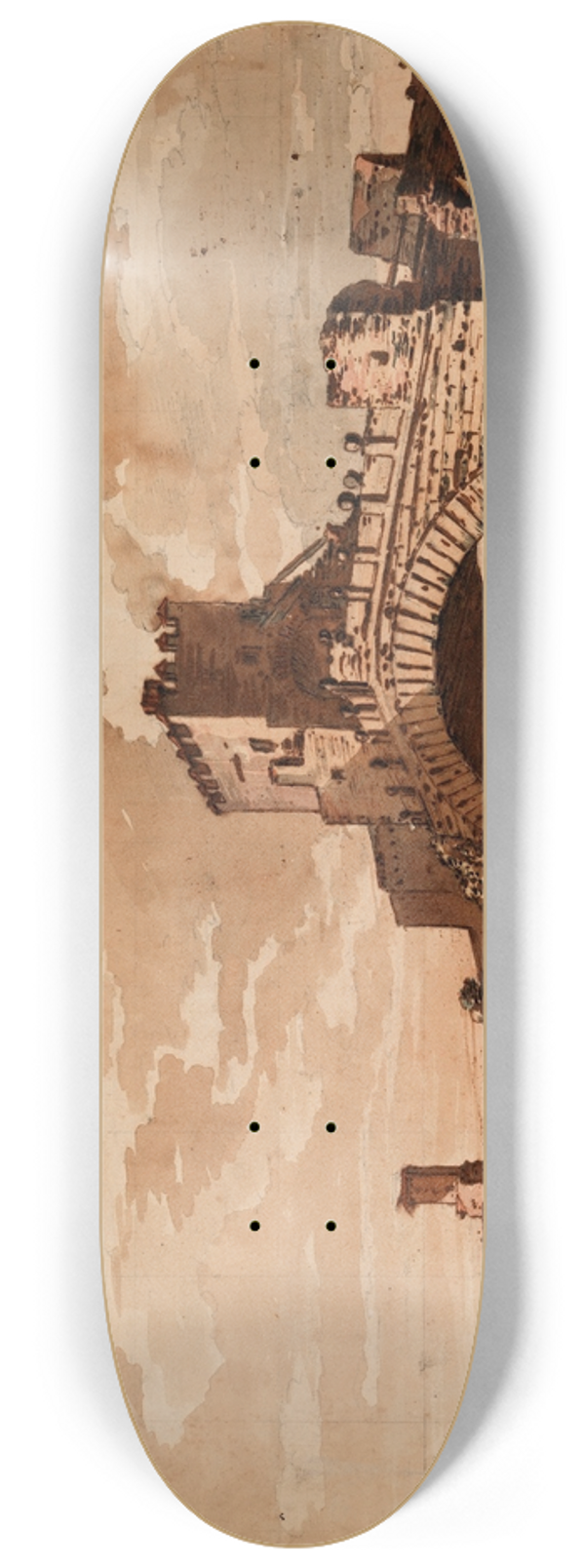 Richard Cooper - The Ponte Solaro, near Rome 8.25 inch art skate deck