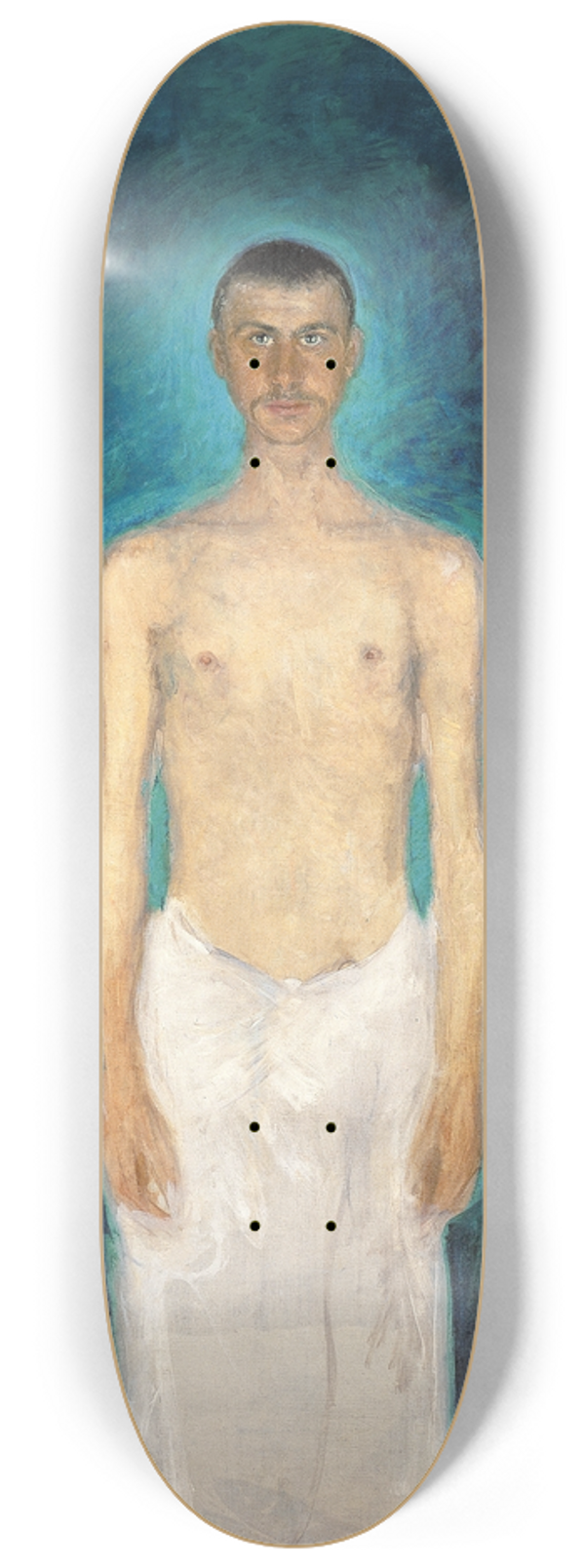 Richard Gerstl - Semi-Nude Self-Portrait 8.25 inch art skate deck