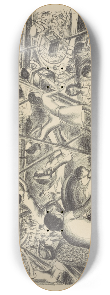 Richard Lindsey William - Colonial Park 8.25 inch art skate deck