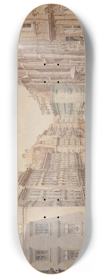 Richard Moser - Wien Der Stephansplatz 8.25 inch art skate deck