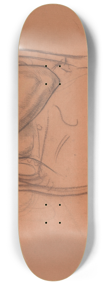 Richard Nicolas Roland Holst - Bovenlichaam van een man met touw over zijn schouder 8.25 inch art skate deck