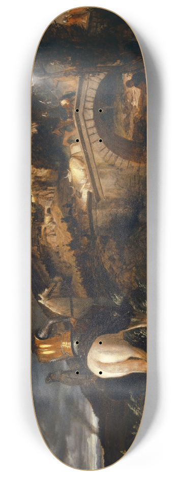 Arnold Bcklin - The March of the Goths 8.25 inch art skate deck