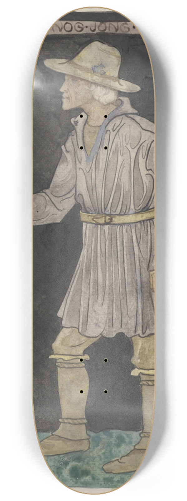 Richard Nicolas Roland Holst - Ontwerp voor kostuum voor Atlas 8.25 inch art skate deck