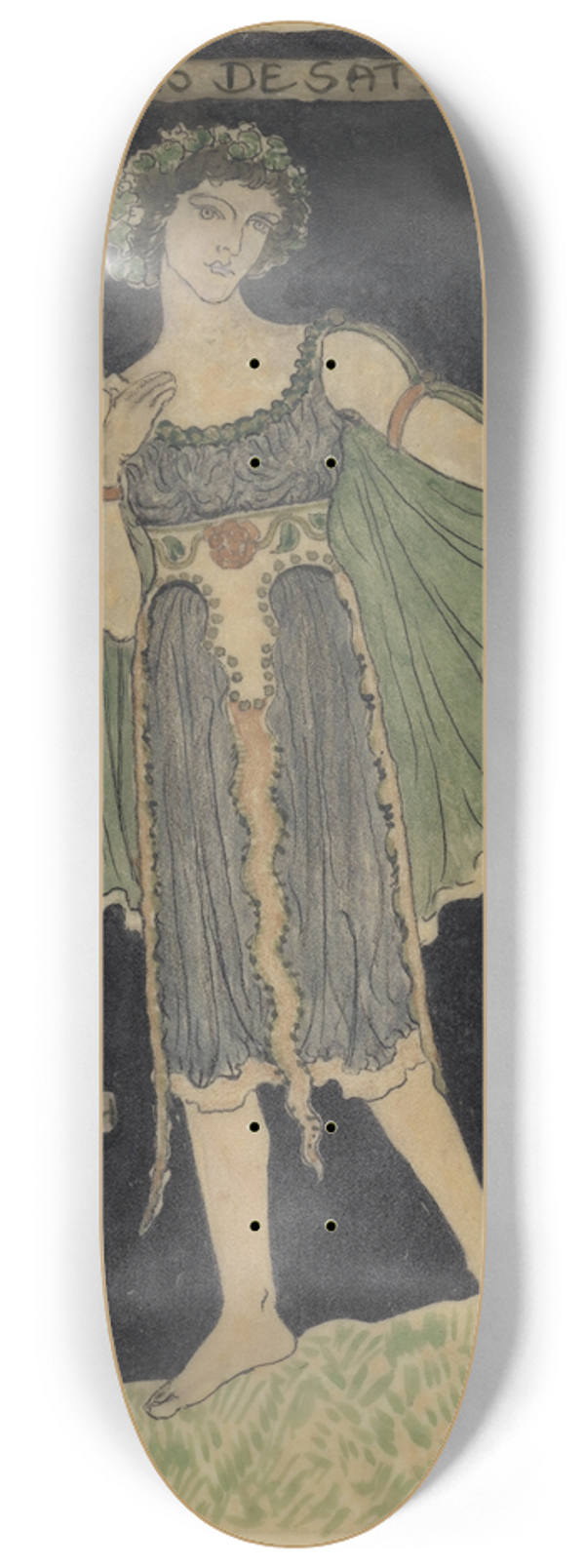 Richard Nicolas Roland Holst - Ontwerp voor kostuum voor Boschnymph 8.25 inch art skate deck