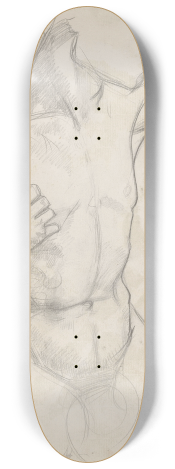 Richard Nicolas Roland Holst - Romp van mannelijk naakt 8.25 inch art skate deck