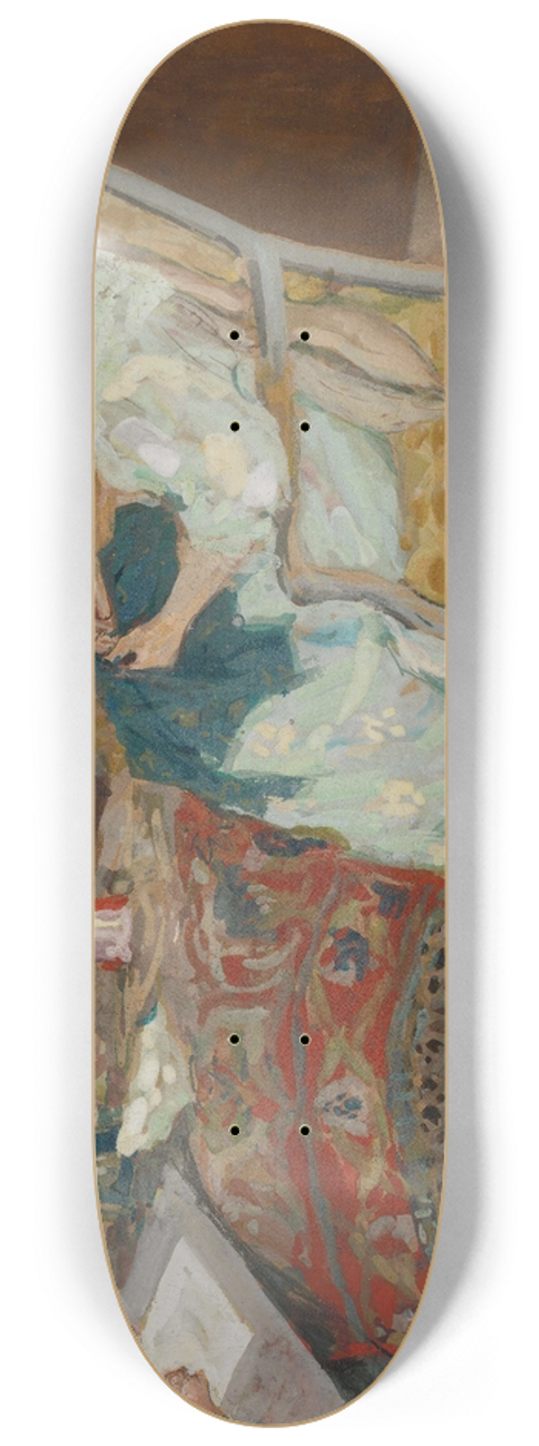 Arnold Borisovich Lakhovsky - Familietafereel 8.25 inch art skate deck