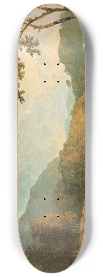 Richard Wilson - Dinas Bran from Llangollen 8.25 inch art skate deck