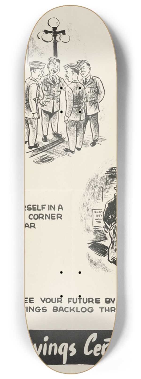 Ricky RCAF - You Wont Always be in Uniform 8.25 inch art skate deck