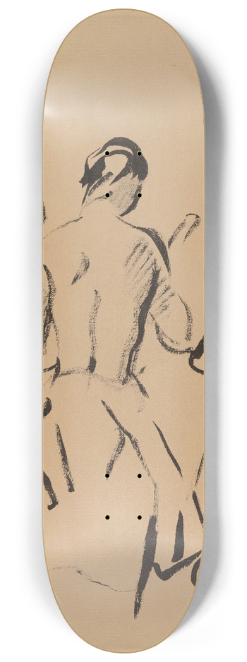 Rik Wouters - Study with Three Nudes 8.25 inch art skate deck