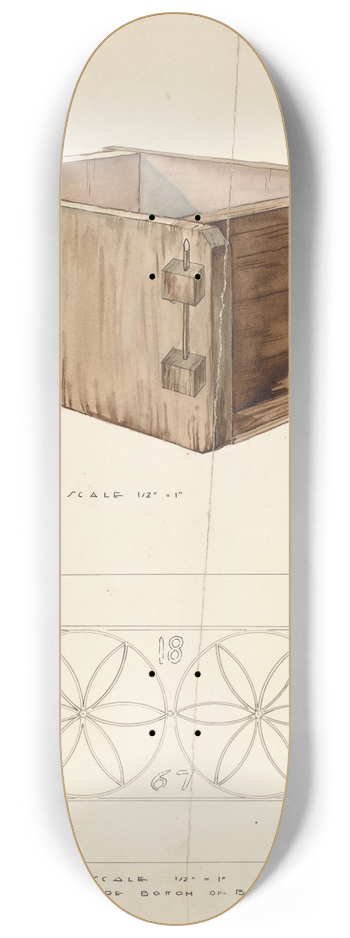 Roberta Elvis - Cheese Mold 8.25 inch art skate deck