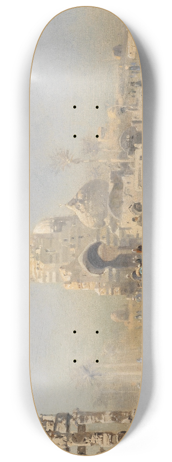 Robert Alott - Orientalische Straenszene 8.25 inch art skate deck