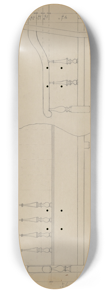 Robert Brigadier - Settee 8.25 inch art skate deck