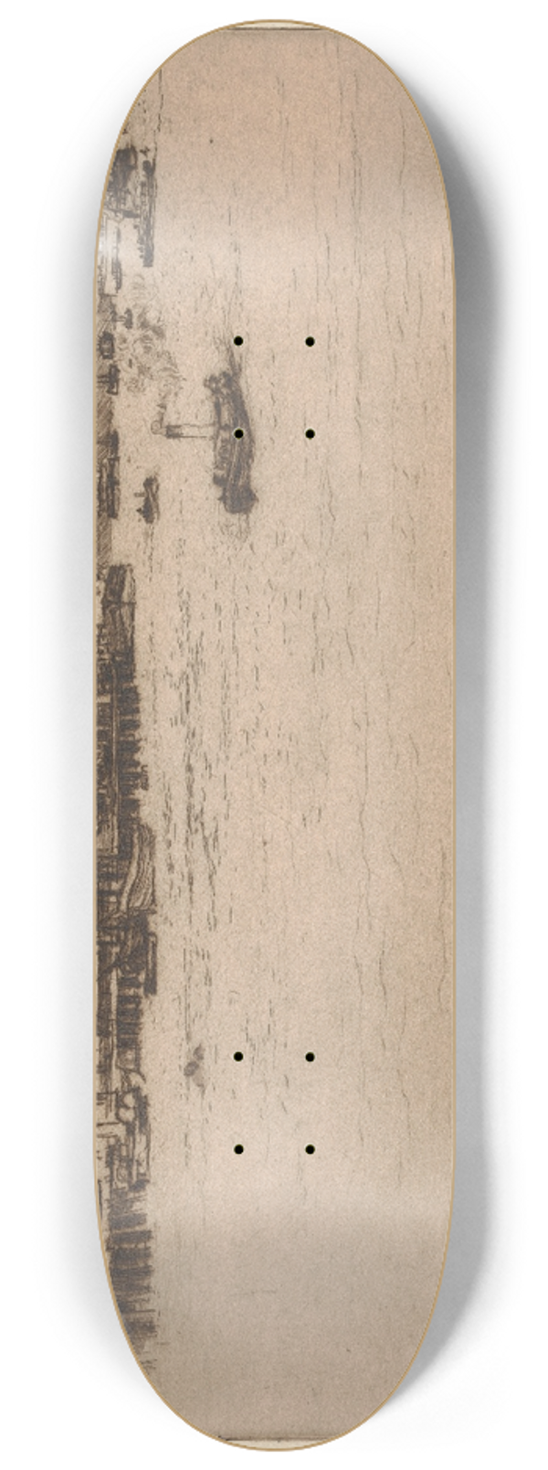 Robert Charles Goff - Portsmouth Dockyard 8.25 inch art skate deck
