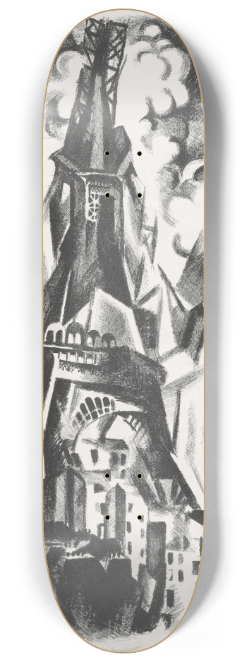Robert Delaunay - La Tour 8.25 inch art skate deck