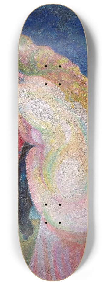 Robert Delaunay - Nude woman reading 8.25 inch art skate deck